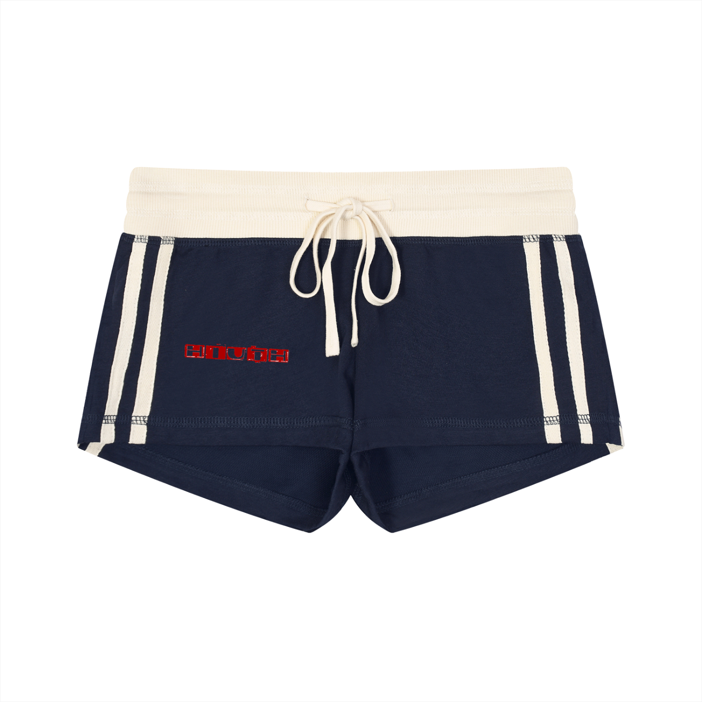 Women's Contrast Stripe Track Shorts