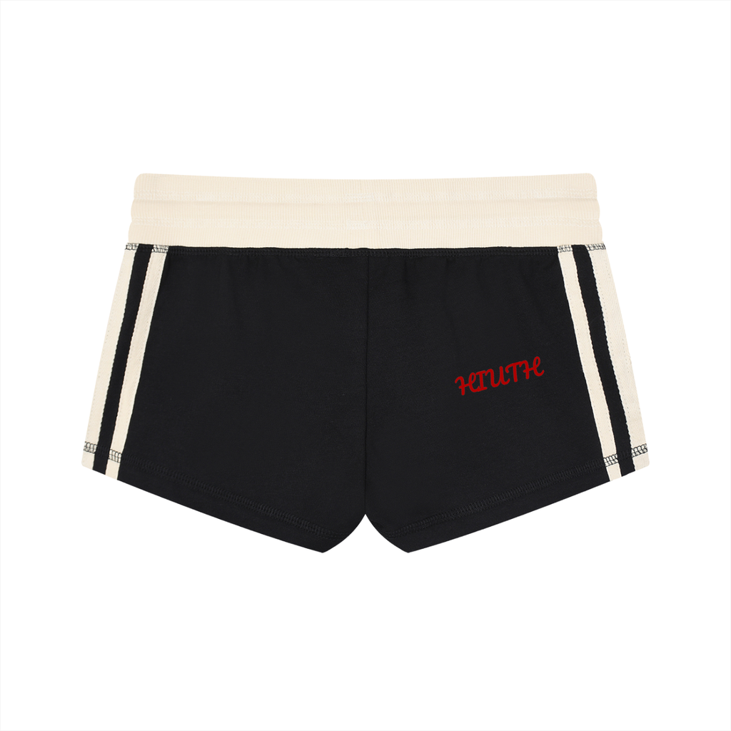 Women's Contrast Stripe Track Shorts
