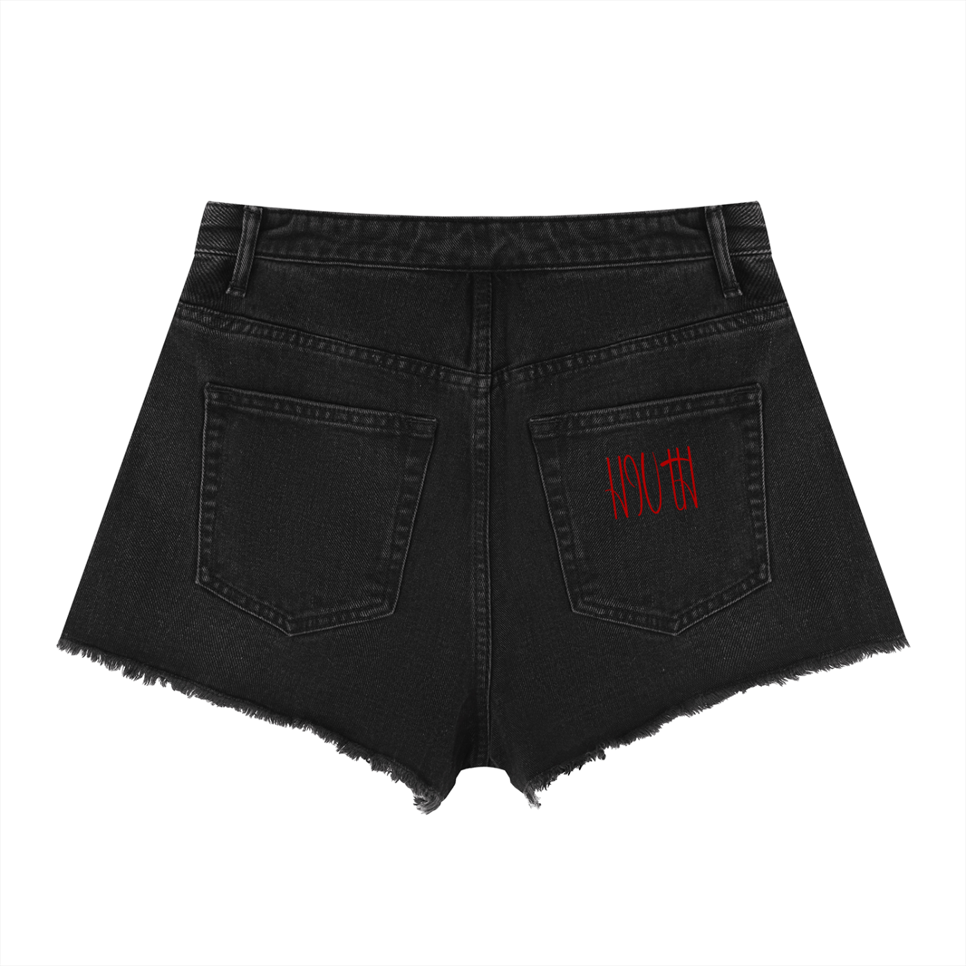 Women’s Vintage Wash High Rise Denim Shorts