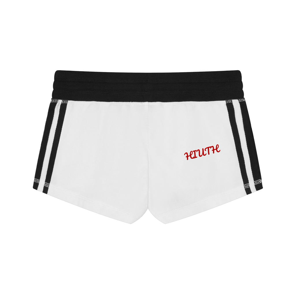 Women's Contrast Stripe Track Shorts