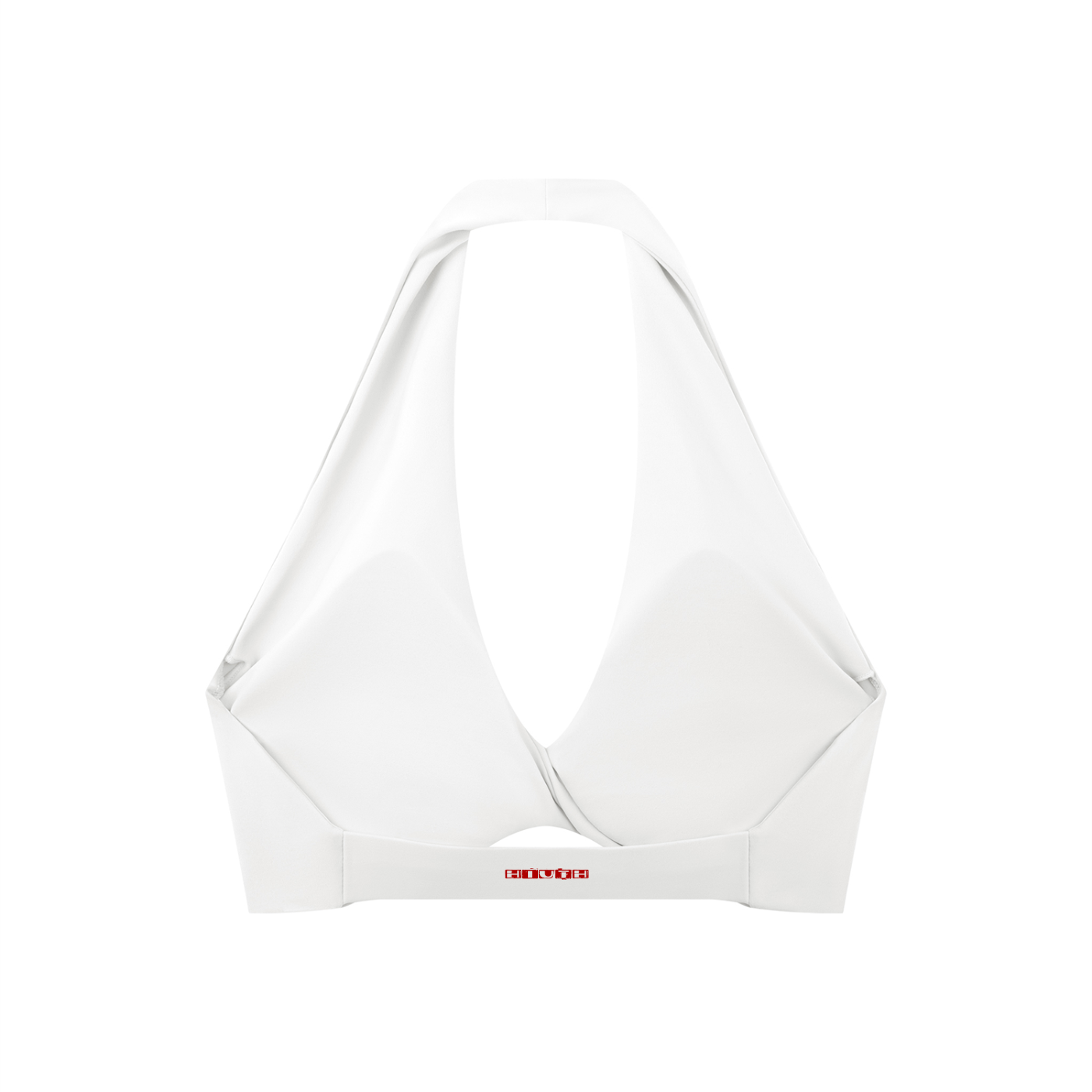 Women's Pleated Halter Sports Bra